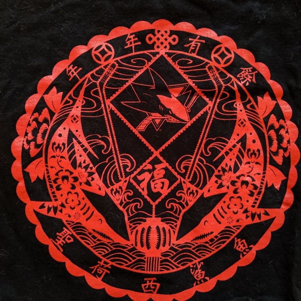 San Jose Sharks Chinese New Year Crop